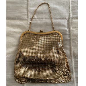 Gold Mesh Vintage Evening Bag